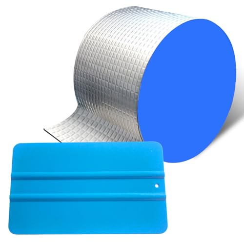 Wasserdichtes Butylband 20cm x 5m Aluminium Klebeband Bitumenband Selbstklebend Dichtungsband für Dachleckage Reparatur Oberflächenrisse Wasserrohr von Befitery