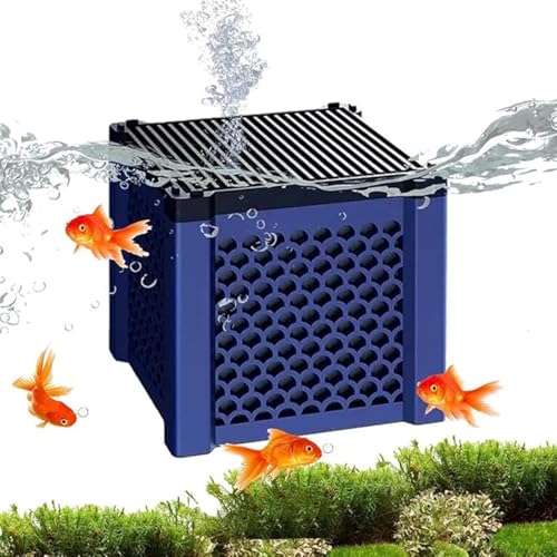 Befoore Wassertrog-Reinigungswürfel for Aquarien – Aktivkohlefiltermedium for Fischtanks, Wassertrog-Reinigungswürfel for Pferde, Pferdetröge, Teiche, Viehtanks(2PCS) von Befoore
