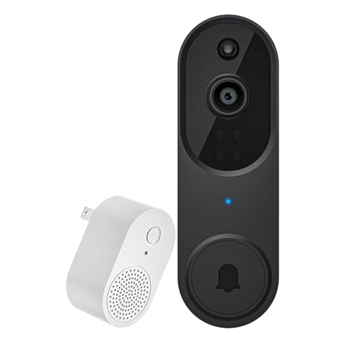 Intelligente Video-Türklingelkamera, kabellose Überwachungskamera for den Innen- und Außenbereich, KI-basierte Personenerkennung, Live-Ansicht, Türklingelempfänger im Lieferumfang enthalten, 2-Wege-Au Intelligente Video-Türklingelkamera, kabellose Überwachungskamera for den Innen- und Außenbereich, KI-basierte Personenerkennung, Live-Ansicht, Türklingelempfänger im Lieferumfang enthalten, 2-Wege-Au von Befoore