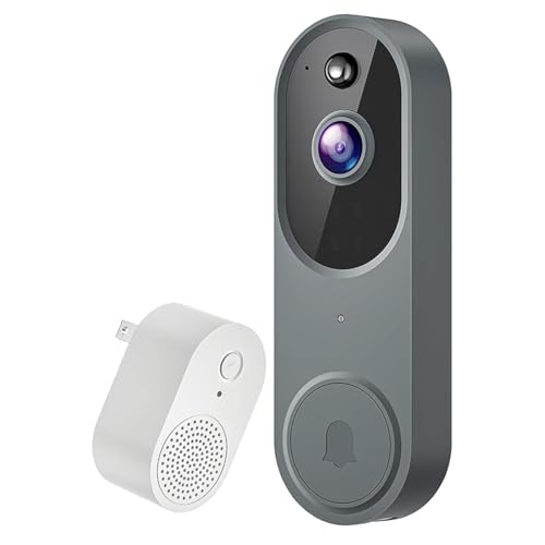 Intelligente Video-Türklingelkamera, kabellose Überwachungskamera for den Innen- und Außenbereich, KI-basierte Personenerkennung, Live-Ansicht, Türklingelempfänger im Lieferumfang enthalten, 2-Wege-Au Intelligente Video-Türklingelkamera, kabellose Überwachungskamera for den Innen- und Außenbereich, KI-basierte Personenerkennung, Live-Ansicht, Türklingelempfänger im Lieferumfang enthalten, 2-Wege-Au von Befoore