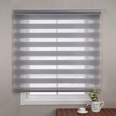 Verdunkelungsrollos for Fenster, wärmeisolierte UV-Schutz-Sichtschutzrollos for Fenster for das Home Office, einfach zu installieren(Black,W180*H150) von Befoore