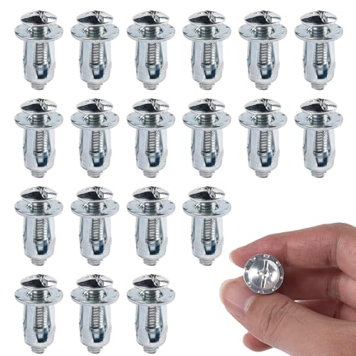 20 Stück Robuste Hohlwandanker, M6x25mm Hohlraumdübel Metall Hohlraum Metallanker Strapazierfähig, Jack Mutter für Trockenbau, Rigips, Eisenblech, Dünne und Weiche Wände, Bildern,Gardinenschienen 20 Stück Robuste Hohlwandanker, M6x25mm Hohlraumdübel Metall Hohlraum Metallanker Strapazierfähig, Jack Mutter für Trockenbau, Rigips, Eisenblech, Dünne und Weiche Wände, Bildern,Gardinenschienen von Befun