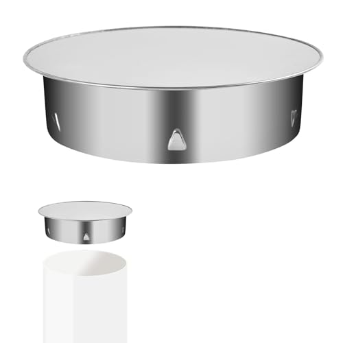 Kaminlochdeckel Ofenrohr Abdeckung, Schornsteinabdeckung, Rohrabdeckkappe, 188mm Edelstahl kaminrohr abdeckung Schornsteinabdeckung Wandfutterdeckel für Rohre Intern Ø200mm, Tiefe: ca. 54mm von Befun