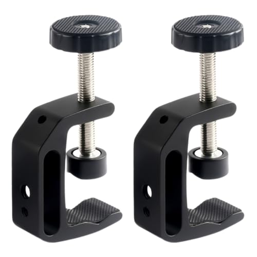Universelle C Klemme, Kleine C-Typ-Klemme, Tischklemme Schraubzwingen, Metallklemmen aus Aluminiumlegierung, Mini Schraubzwinge für Heimwerker Holzbearbeitung, Schweißtischlerei 2PCS von Befun