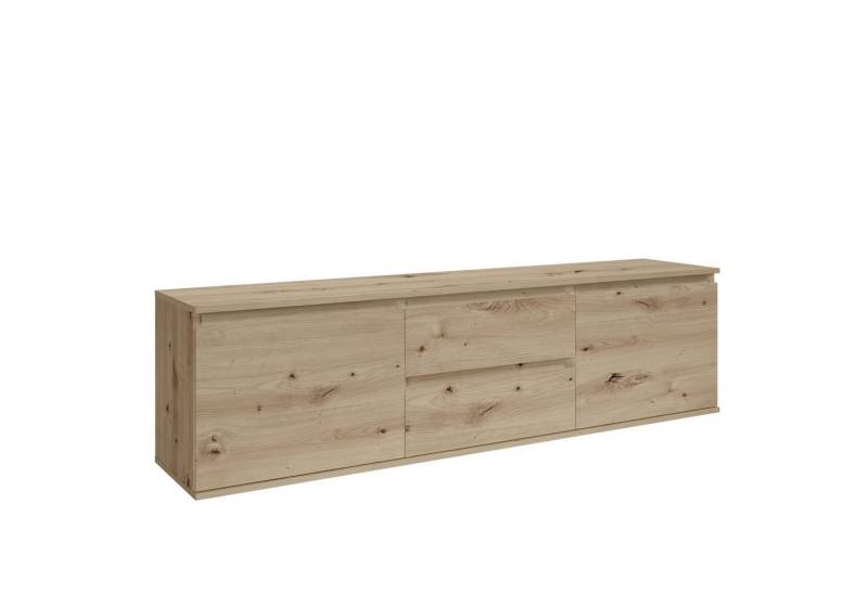 Bega Consult Lowboard 2 Türen, 2 Schübe, in Artisan Dekor - 180x50x38cm (BxHxT) von Bega Consult