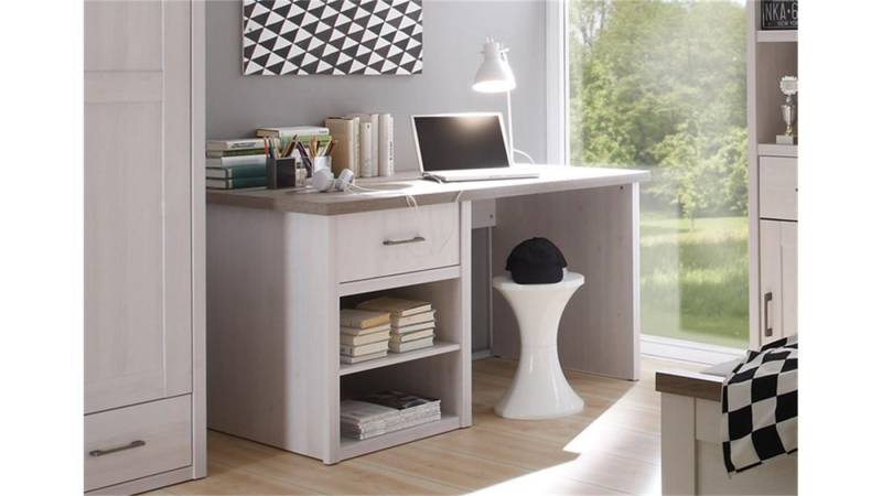 Bega Consult Schreibtisch Schreibtisch Luca Pinie weiß und Trüffel Bega Consult Schreibtisch Schreibtisch Luca Pinie weiß und Trüffel von Bega Consult