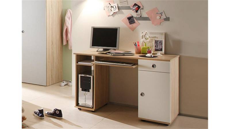 Bega Consult Schreibtisch Schreibtisch Wiki Sonoma Eiche weiß B/H/T ca. 120/78/60 cm Bega Consult Schreibtisch Schreibtisch Wiki Sonoma Eiche weiß B/H/T ca. 120/78/60 cm von Bega Consult