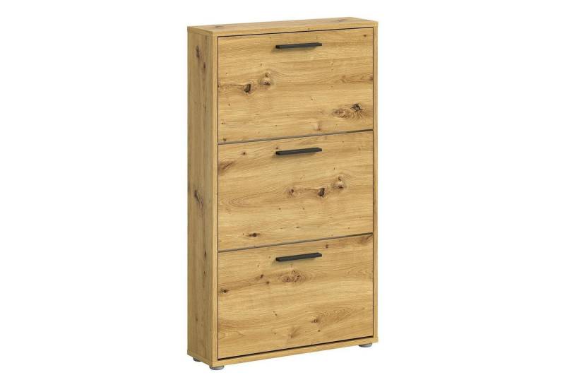 Bega Consult Schuhkipper SAM, 3 Klappen, Artisan Eiche Dekor, B 59 x H 103 x T 17 cm von Bega Consult