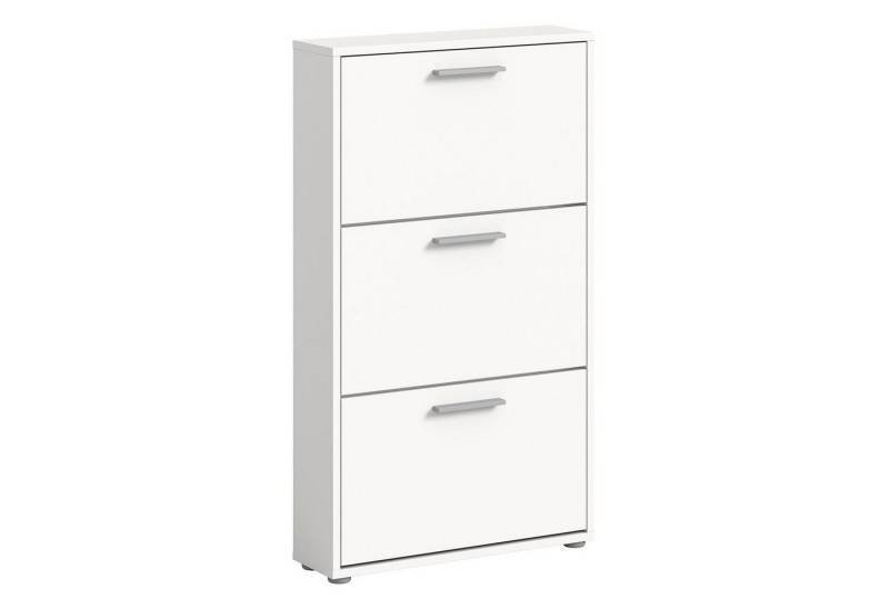 Bega Consult Schuhkipper SAM, 3 Klappen, Weiß matt, B 59 x H 103 x T 17 cm von Bega Consult