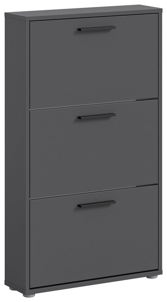 Bega Consult Schuhkipper in Anthrazit, Melaminbeschichtet - 59x103x17cm (BxHxT) von Bega Consult