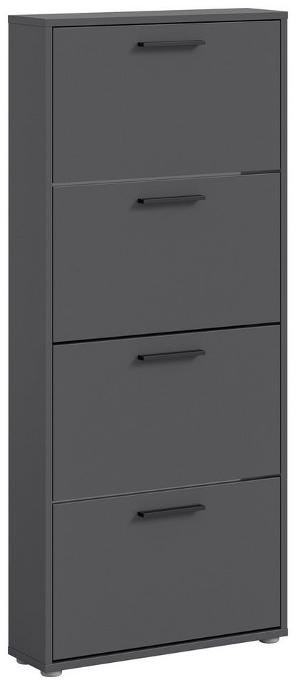 Bega Consult Schuhkipper in Anthrazit, Melaminbeschichtet - 59x136x17cm (BxHxT) von Bega Consult