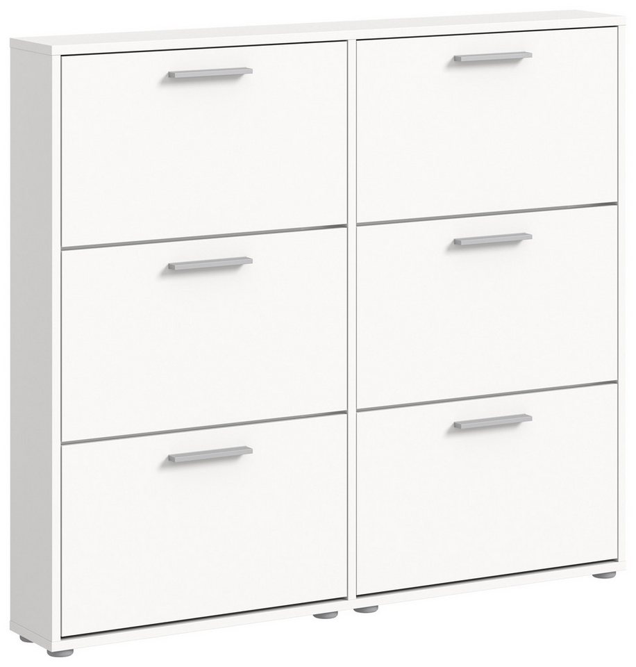 Bega Consult Schuhkipper in Weiß, Melaminbeschichtet - 116x103x17cm (BxHxT) von Bega Consult