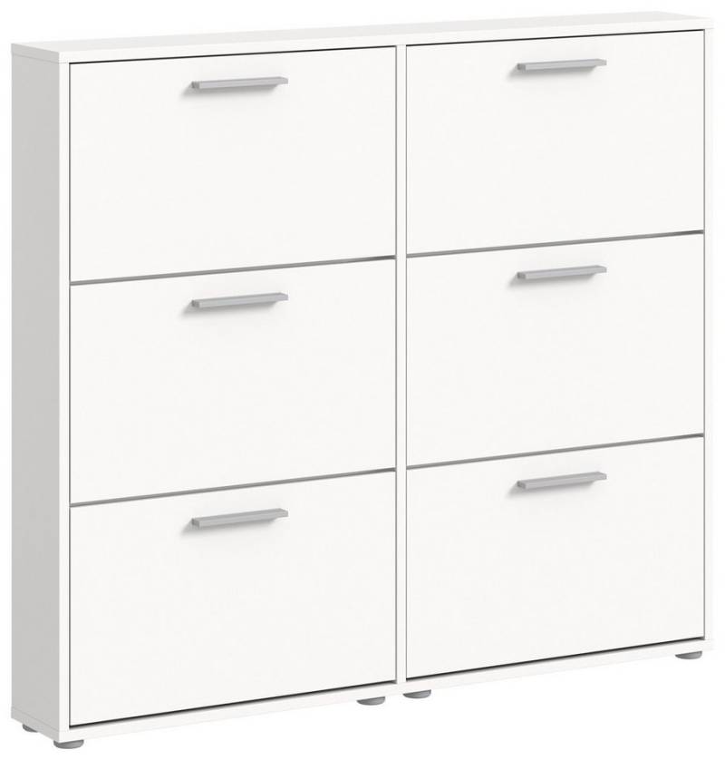 Bega Consult Schuhkipper in Weiß, Melaminbeschichtet - 116x103x17cm (BxHxT) von Bega Consult