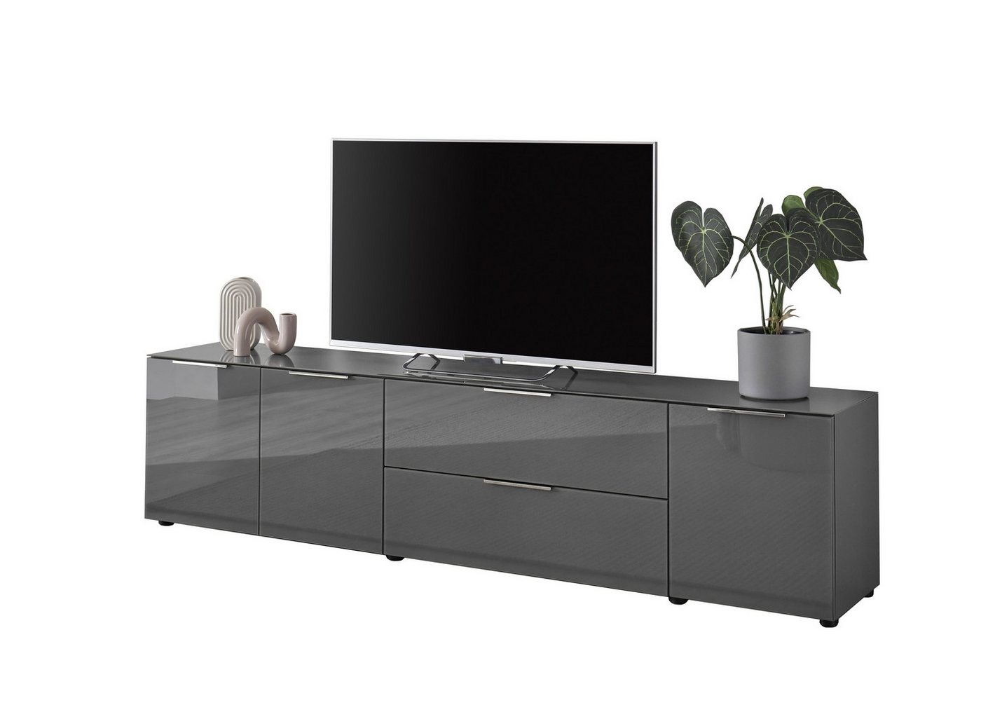 Bega Consult TV-Board in Anthrazit, - 226x55x40 cm (BxHxT) von Bega Consult