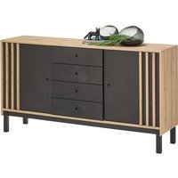 Bega Consult Volano Sideboard Beschichtete Spanplatte Schwarz/Braun von Bega Consult