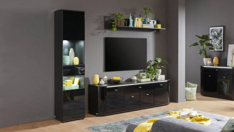 Bega Consult Wohnwand Wohnwand Odessa 1 schwarz Hochglanz inkl. Beleuchtung Bega Consult Wohnwand Wohnwand Odessa 1 schwarz Hochglanz inkl. Beleuchtung von Bega Consult