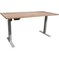 Bega Pronto 2 Schreibtisch Stahl/Holzwerkstoff höhenverstellbar/75(118) cm von Bega Consult