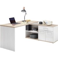 BEGA OFFICE Eckschreibtisch "Romance", im Landhaustil, mit Sideboard, 140x130 cm von Bega Office