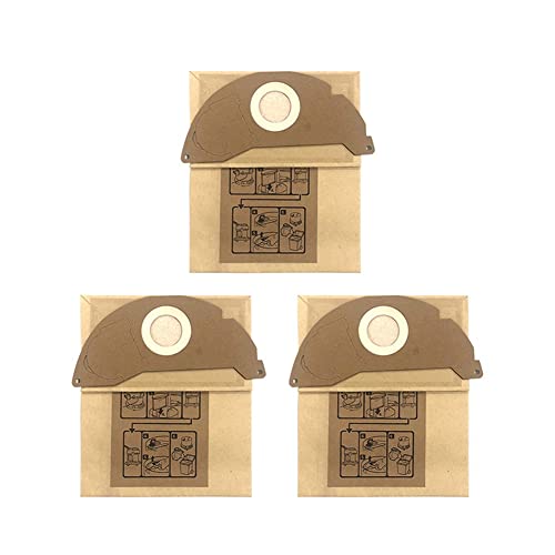 Begchy 3 Staubbeutel für Staubsauger WD2250 A2004 A2054 MV2 Staubfilter Papierbeutel Ersatzzubehör von Begchy