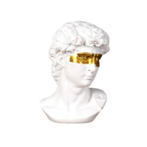 Begchy David Statue, Werk, Figur, Kunstharz, Skulptur, Büro, Ornamente, Porträt, Figuren, Statue, Wohnzimmer, Dekoration B von Begchy