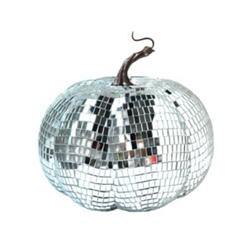 Begchy Discokugel für Bar und Hochzeit, Ornamente, Kürbis, Discokugel, Kürbis, Halloween, Innendekoration, 20 cm von Begchy