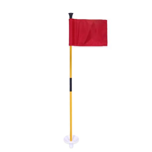 Begchy Grüne Golfflagge, Rot, abnehmbarer Fahnenmast in Abschnitten, Lochausschnitt für grüne Zielflagge, leicht zu transportieren Begchy Grüne Golfflagge, Rot, abnehmbarer Fahnenmast in Abschnitten, Lochausschnitt für grüne Zielflagge, leicht zu transportieren von Begchy