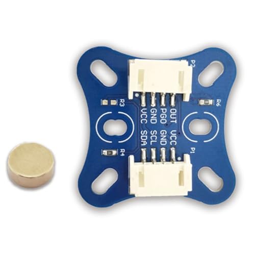 Begchy Magnetisches Encodermodul AS5600 Sensormodul für Induktionswinkel, magnetisch, FOC, 12 Bit, hochpräziser Sensor von Begchy