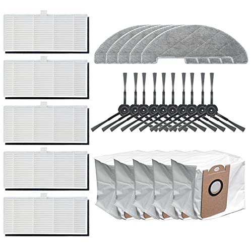 Begchy Wischtuch HEPA-Filter Seitenbürsten Staubbeutel für Staubsauger S9 Reinigungsbürste Ersatzteile Zubehör von Begchy