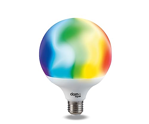 Beghelli - Smart LED-Glühbirne GLOBO E27 14W RGB-CCT WiFi, Kompatibel mit Alexa, Smart Home App, Farb- und Helligkeitsregelung, Sprachsteuerung, Einfache Installation, 1 Stück, Weiß von Beghelli