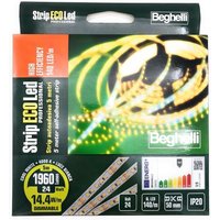 Beghelli - ECOLed he Selbstklebeband 5 Meter Hocheffiziente 140 LEDs/m 14.4W/m 24V 4000K von Beghelli