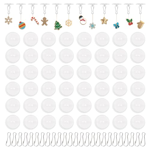 100 Stück Deckenhaken Selbstklebend, 22MM Haken Decke Ohne Bohren, Transparente Selbstklebende Deckenhaken, Klebehaken Decke für Schlafzimmer, Badezimmer, Küche, Weihnachten Halloween Dekoration 100 Stück Deckenhaken Selbstklebend, 22MM Haken Decke Ohne Bohren, Transparente Selbstklebende Deckenhaken, Klebehaken Decke für Schlafzimmer, Badezimmer, Küche, Weihnachten Halloween Dekoration von Begonia