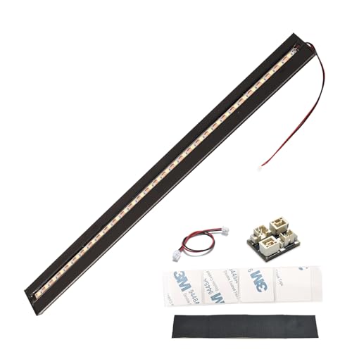 3D Drucker LED Lichtleiste, LED Lichtleiste Kompatibel mit Bambu-Lab P1S P1P X1C X1E, 6000K 5 V 0,3 A L ED-Streifen für 3D Drucker, 3D-Druckern Zubehör, Magnetische Installation 3D Drucker LED Lichtleiste, LED Lichtleiste Kompatibel mit Bambu-Lab P1S P1P X1C X1E, 6000K 5 V 0,3 A L ED-Streifen für 3D Drucker, 3D-Druckern Zubehör, Magnetische Installation von Begonia