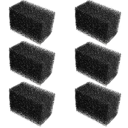 Begonia 6 Stück 10ppi Aquarium Filterschwamm, 10x7x6CM Aquarium Schwamm Filtermatte, Hochdichte Bio Filterschwämme Filterschwamm, Wasserpumpenfilter Für Fisch Teich Aquarium Katzen Hunde Trinkbrunnen von Begonia