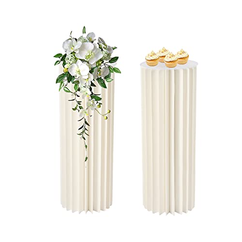 Begoniape Acryl Blumenständer 2 Stück Karton Blumenhalter Tafelaufsätze Rechteckige Hochzeit Mittelstücke Blumenvasen Zusammenklappbar Hochzeit Dekorationen Tischdekoration von Begoniape