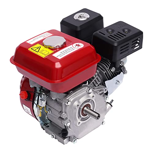 Begoniape Benzinmotor Standmotor 4000W 7.5PS, 4 Takt Vertikalmotor Benzin, Kartmotor Industriemotor Benzin motor, 3600rpm, Seilzugstart, luftgekühlter, Schalldämpfer von Begoniape