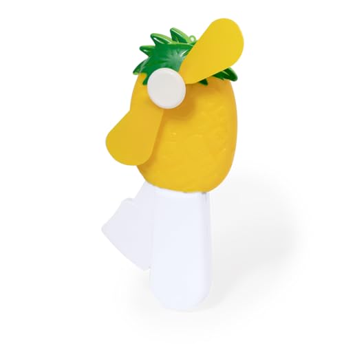 Begoon Handventilator für Kinder – Handventilator – Design Obst – 2 Stück (Ananas). von Begoon
