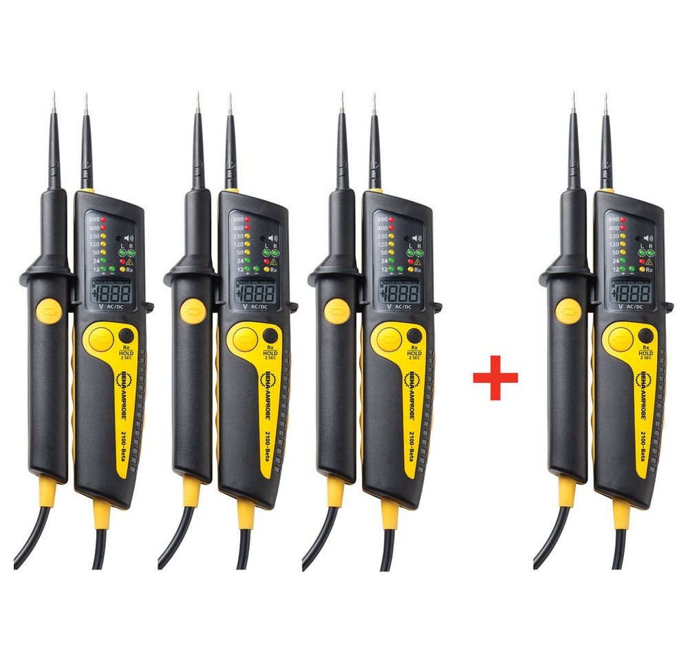 Beha Amprobe Spannungsprüfer Beha Amprobe 2100-BETA BUNDLE Zweipoliger Spannungsprüfer CAT III 100, (2100-BETA BUNDLE) von Beha Amprobe