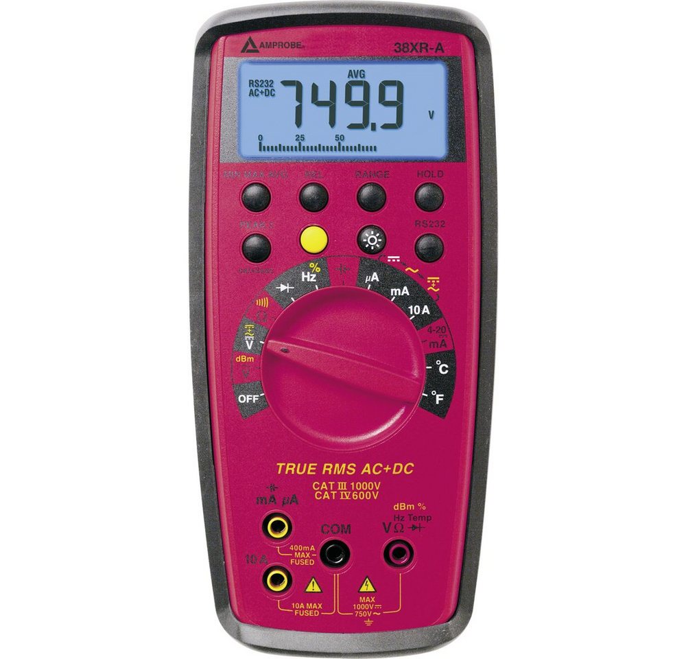 Beha Amprobe Spannungsprüfer Beha Amprobe 38XR-A-D Hand-Multimeter digital CAT III 1000 V, CAT IV, (38XR-A-D) von Beha Amprobe