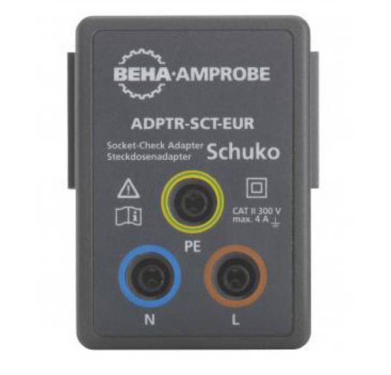 Beha Amprobe Spannungsprüfer Beha Amprobe 4854899 ADPTR-SCT-EUR Elektriker Prüfadapter 1 St., (ADPTR-SCT-EUR) von Beha Amprobe