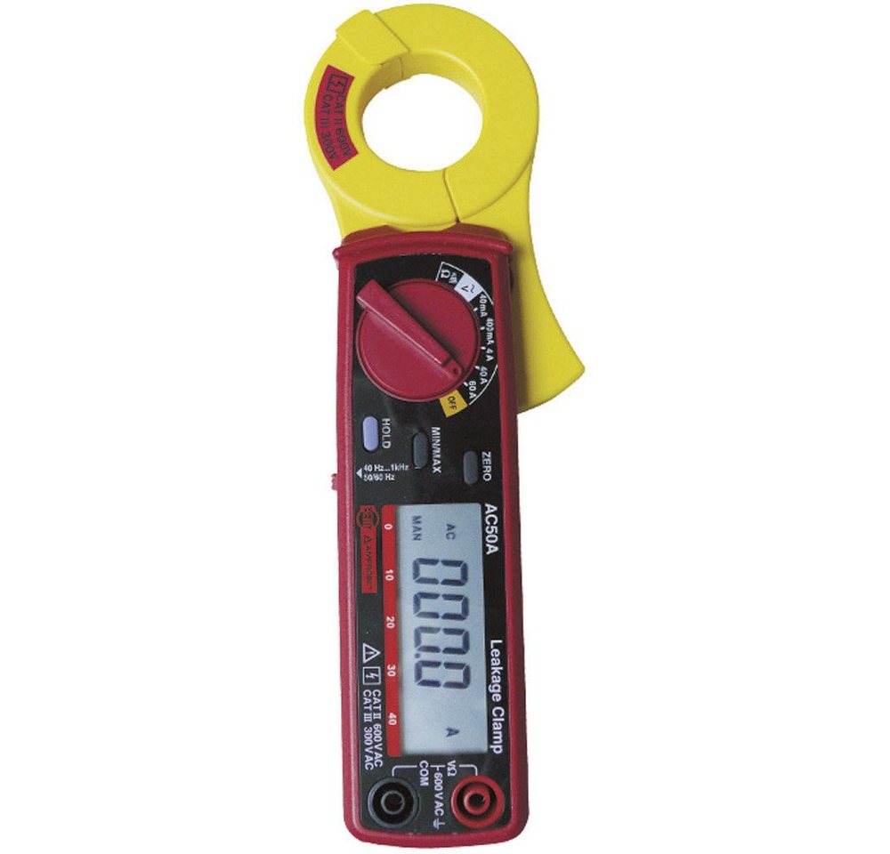 Beha Amprobe Spannungsprüfer Beha Amprobe AC50A-D Stromzange, Hand-Multimeter digital CAT III 600, (AC50A-D) von Beha Amprobe