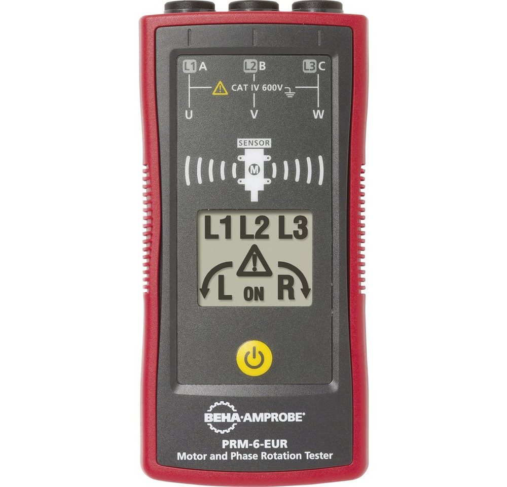 Beha Amprobe Spannungsprüfer Beha Amprobe PRM-6-EUR Drehfeldmessgerät CAT IV 600 V LCD, (PRM-6-EUR) von Beha Amprobe