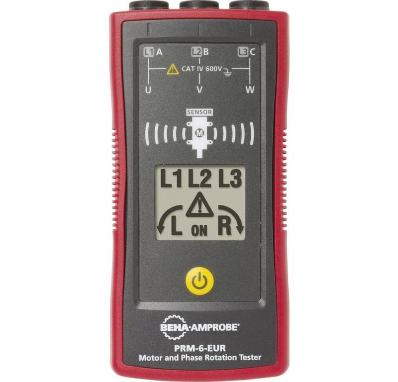 Beha Amprobe Spannungsprüfer Beha Amprobe PRM-6-EUR Drehfeldmessgerät CAT IV 600 V LCD, (PRM-6-EUR) von Beha Amprobe