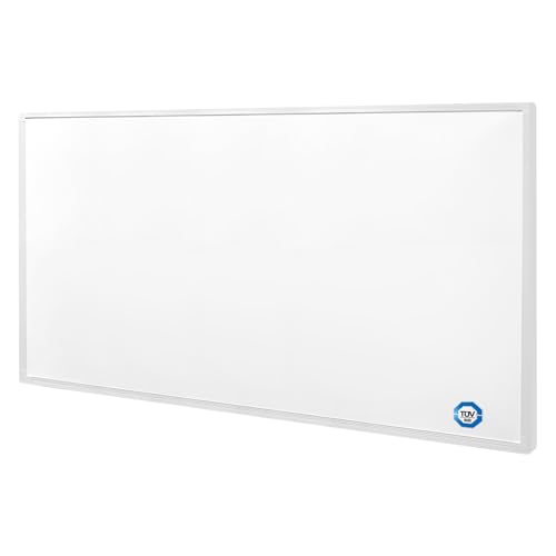 Behaglich Infrarotheizung 1000 Watt, Infrarotheizung Wandmontage bis 120 Grad Celsius für 15-25㎡ - Elektroheizung mit Überhitzungsschutz - TÜV - 10 Jahren Garantie von Behaglich