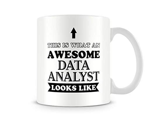 Behind The Glass Lustige Tasse mit Aufdruck "Awesome Data Analyst", tolles Geschenk von Behind The Glass