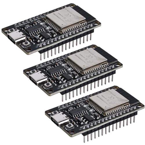 3 Stücke ESP32 Entwicklungsplatine NodeMCU Modul: ESP32 Typ C NodeMCU Entwicklungsplatine, ESP-WROOM-32, 2,4 GHz Dual-Mode WiFi + Bluetooth Dual Cores Mikrocontroller integriert, CH340C Chip 3 Stücke ESP32 Entwicklungsplatine NodeMCU Modul: ESP32 Typ C NodeMCU Entwicklungsplatine, ESP-WROOM-32, 2,4 GHz Dual-Mode WiFi + Bluetooth Dual Cores Mikrocontroller integriert, CH340C Chip von Behogan