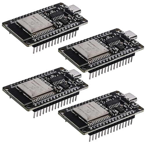 Behogan 4 Stücke ESP32 Entwicklungsplatine NodeMCU Module, ESP-32S Entwicklungsboard 2,4 GHz Dual Core WLAN WiFi Bluetooth 2-in-1 Mikrocontroller, ESP32 USB C NodeMCU Development Board, CH340C Chip Behogan 4 Stücke ESP32 Entwicklungsplatine NodeMCU Module, ESP-32S Entwicklungsboard 2,4 GHz Dual Core WLAN WiFi Bluetooth 2-in-1 Mikrocontroller, ESP32 USB C NodeMCU Development Board, CH340C Chip von Behogan