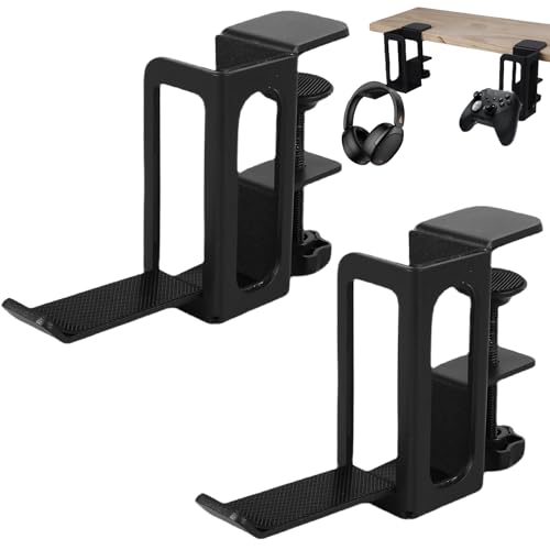 Laptop Halterung, Verstellbare Schreibtisch Seitenaufbewahrung, Metall Laptop-Halterung, Desk Side Storage, Laptop Organizer, Notebook Halterung Schreibtisch für Tablets, Dokumente, Ohne Bohren von Behogan