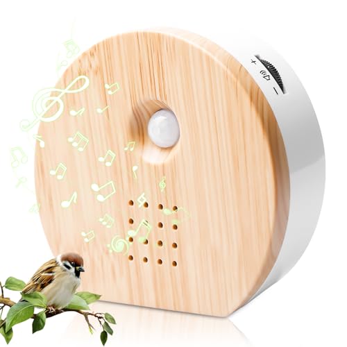 Vogelgezwitscher Bewegungsmelder Box: Naturgeräuschebox Vogel Gesang, Vogelzwitscher Entspannender Vogelgesang, Vogelgeräusche Box mit Wandhalterung für Bad Spa Gäste WC und Entspannung Vogelgezwitscher Bewegungsmelder Box: Naturgeräuschebox Vogel Gesang, Vogelzwitscher Entspannender Vogelgesang, Vogelgeräusche Box mit Wandhalterung für Bad Spa Gäste WC und Entspannung von Behogan