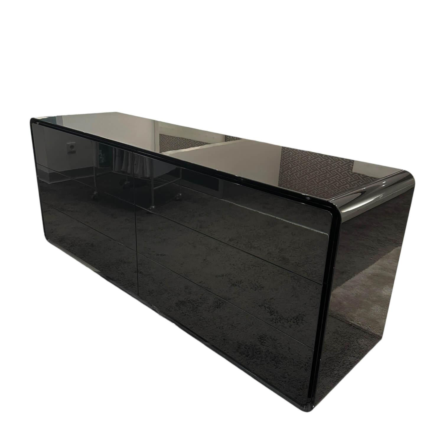 Sideboard Comod Lack Hochglanz Schwarz von Behr