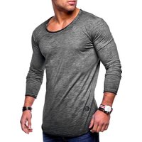 behype Langarmshirt "Dust L/S", mit weitem Halsausschnitt von Behype